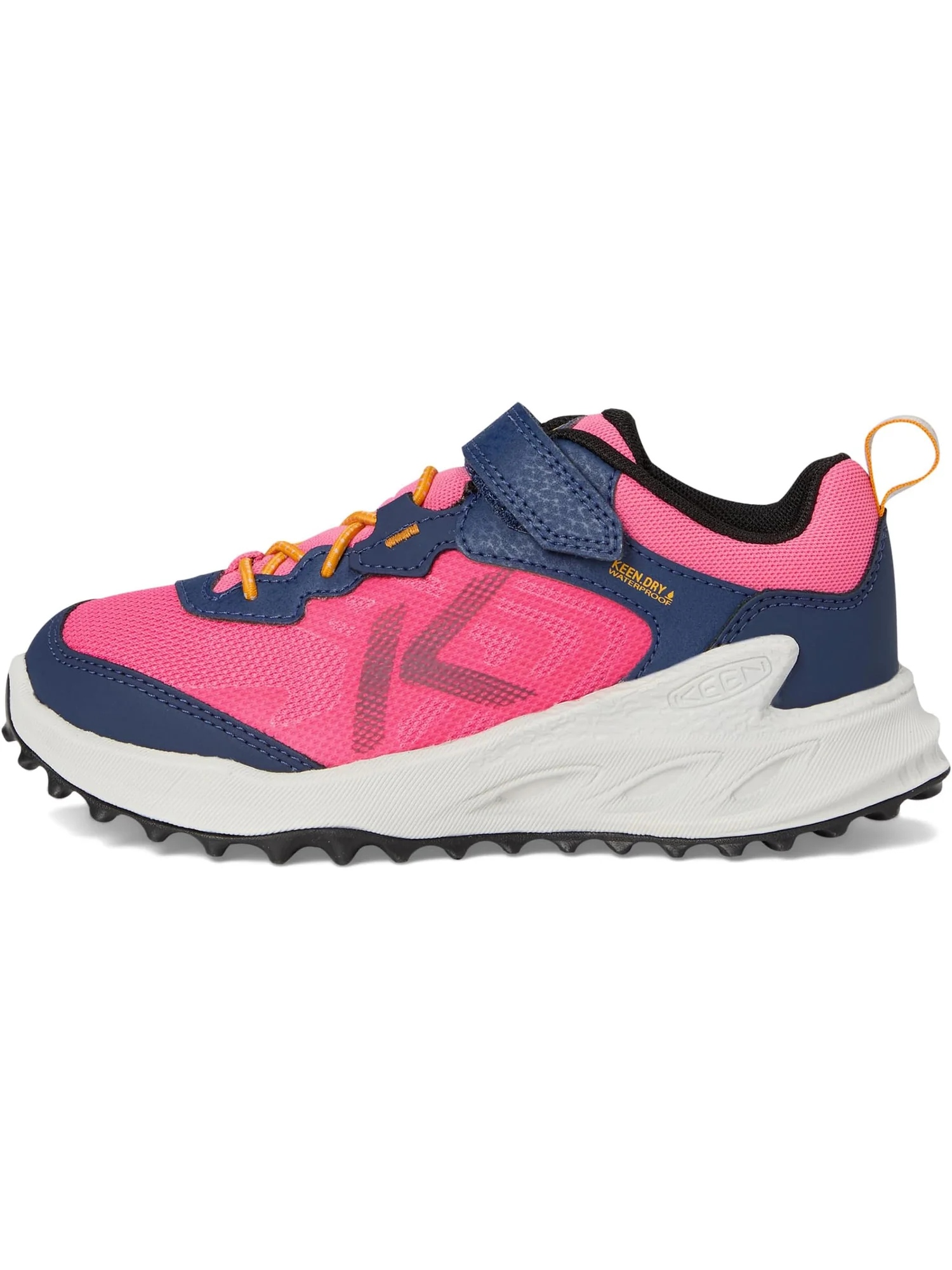 Походная обувь KEEN Kids Zionic Low Height Waterproof All Terrain Easy On Hiking Shoes — изображение 4 из 7, розовый