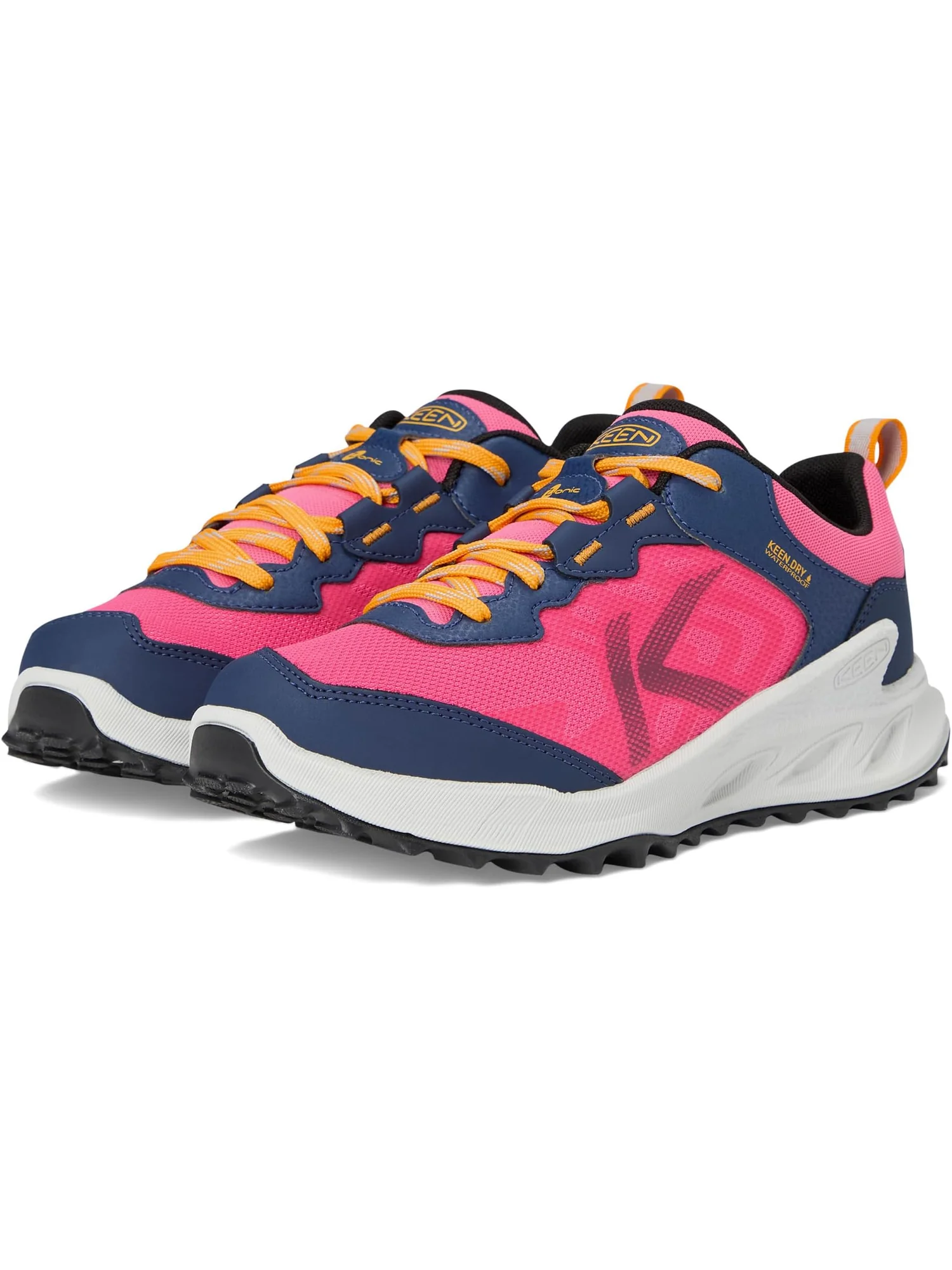 Походная обувь KEEN Kids Zionic Low Height Waterproof All Terrain Easy On Hiking Shoes — изображение 1 из 7, розовый