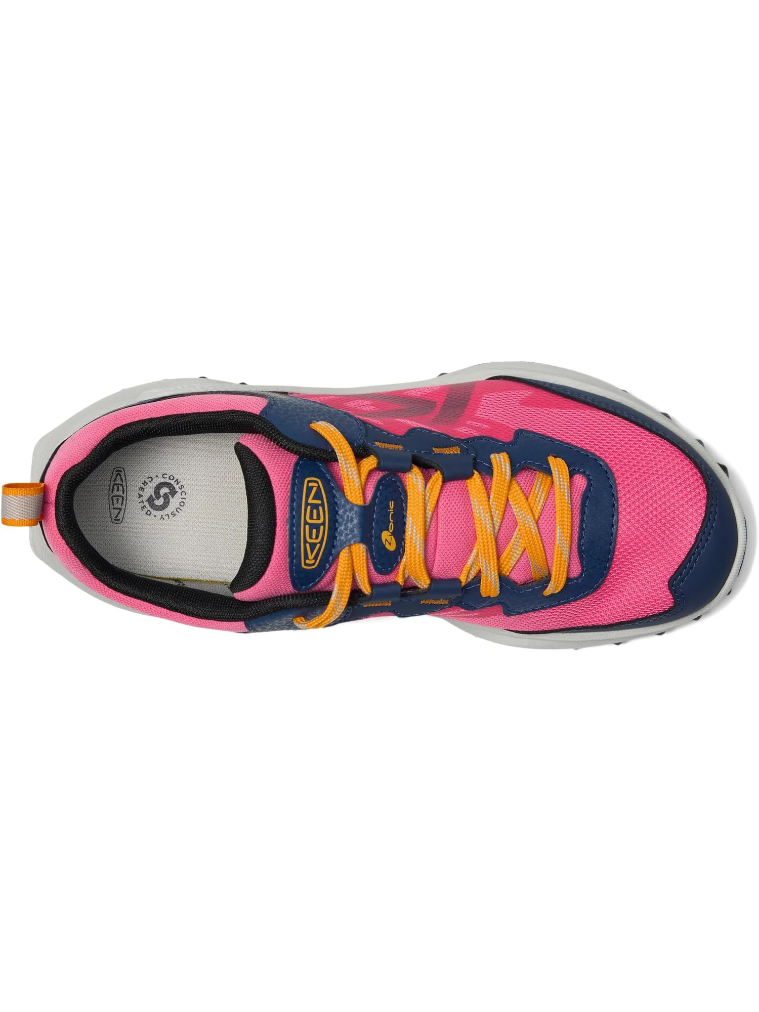 Походная обувь KEEN Kids Zionic Low Height Waterproof All Terrain Easy On Hiking Shoes — изображение 2 из 7, розовый