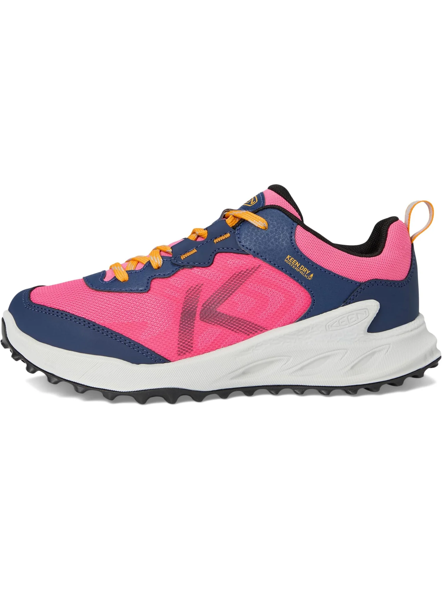 Походная обувь KEEN Kids Zionic Low Height Waterproof All Terrain Easy On Hiking Shoes — изображение 4 из 7, розовый