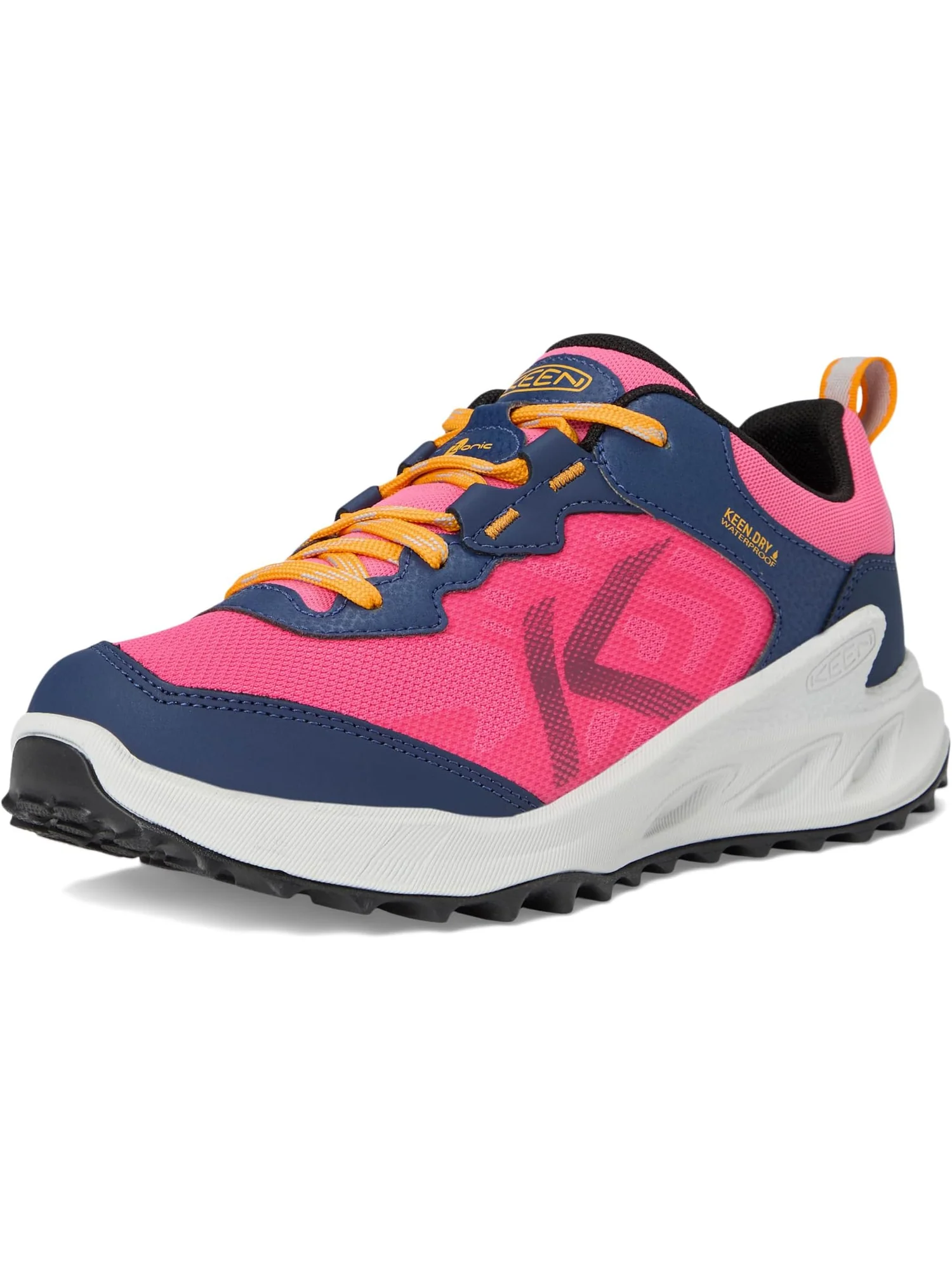 Походная обувь KEEN Kids Zionic Low Height Waterproof All Terrain Easy On Hiking Shoes — изображение 7 из 7, розовый