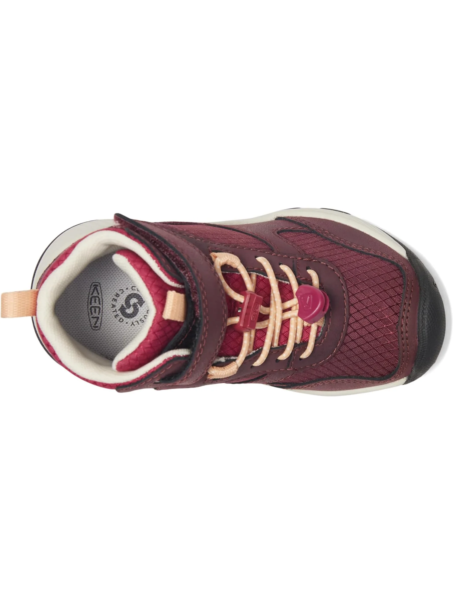 Походная обувь KEEN Kids Skua Durable Easy On Comfortable Waterproof — изображение 2 из 7, бежевый