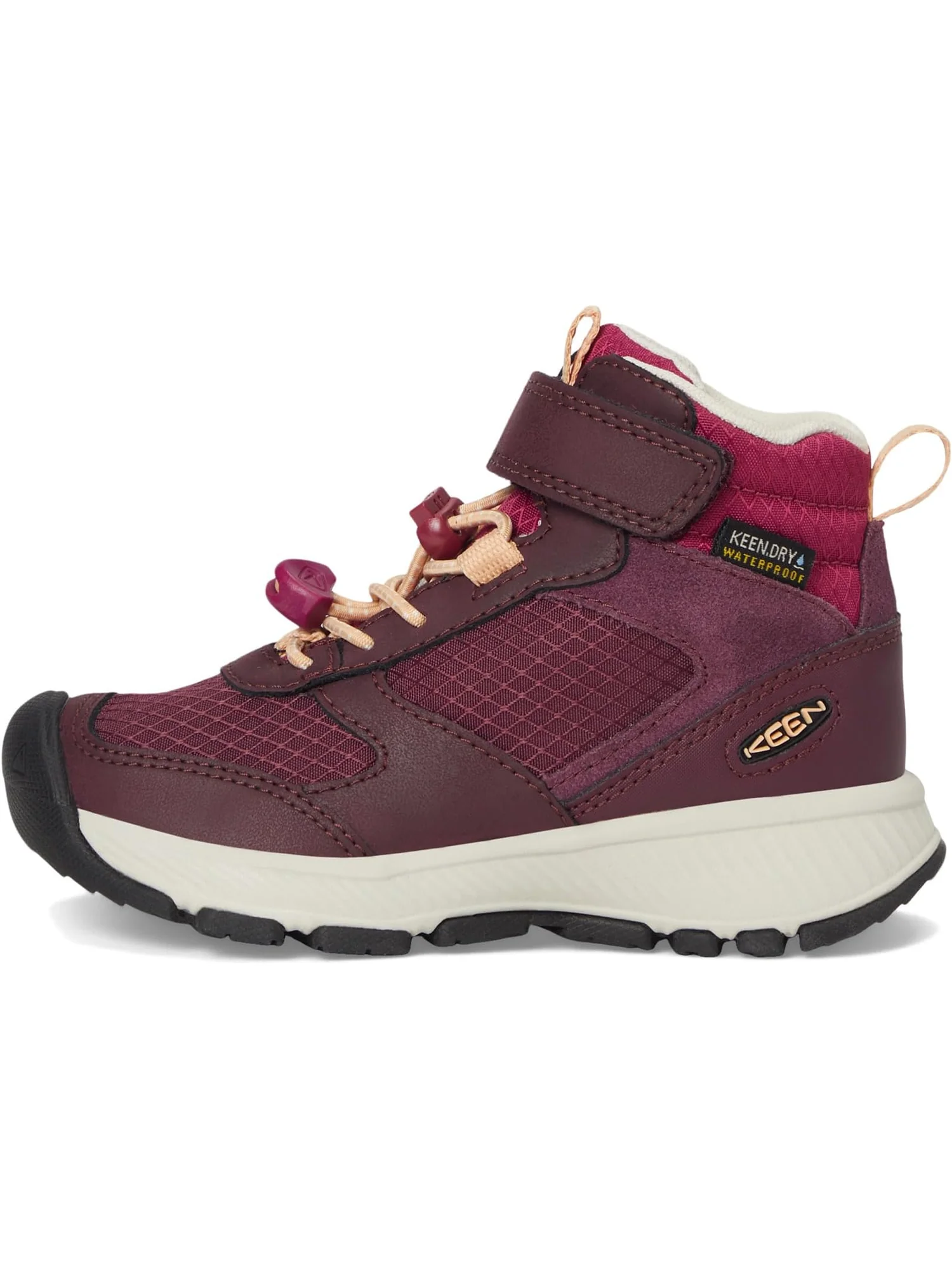 Походная обувь KEEN Kids Skua Durable Easy On Comfortable Waterproof — изображение 4 из 7, бежевый
