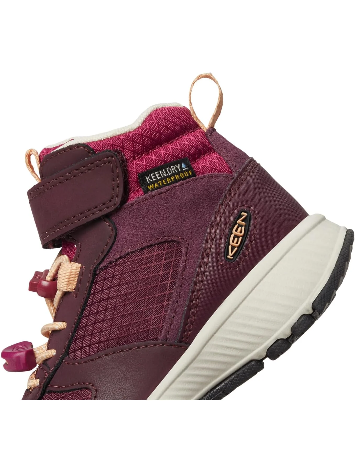 Походная обувь KEEN Kids Skua Durable Easy On Comfortable Waterproof — изображение 6 из 7, бежевый