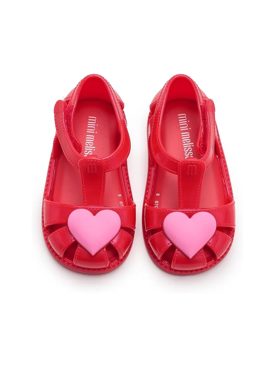 Детские балетки Mini Melissa Hip Heart Ballerina — изображение 2 из 7, красный