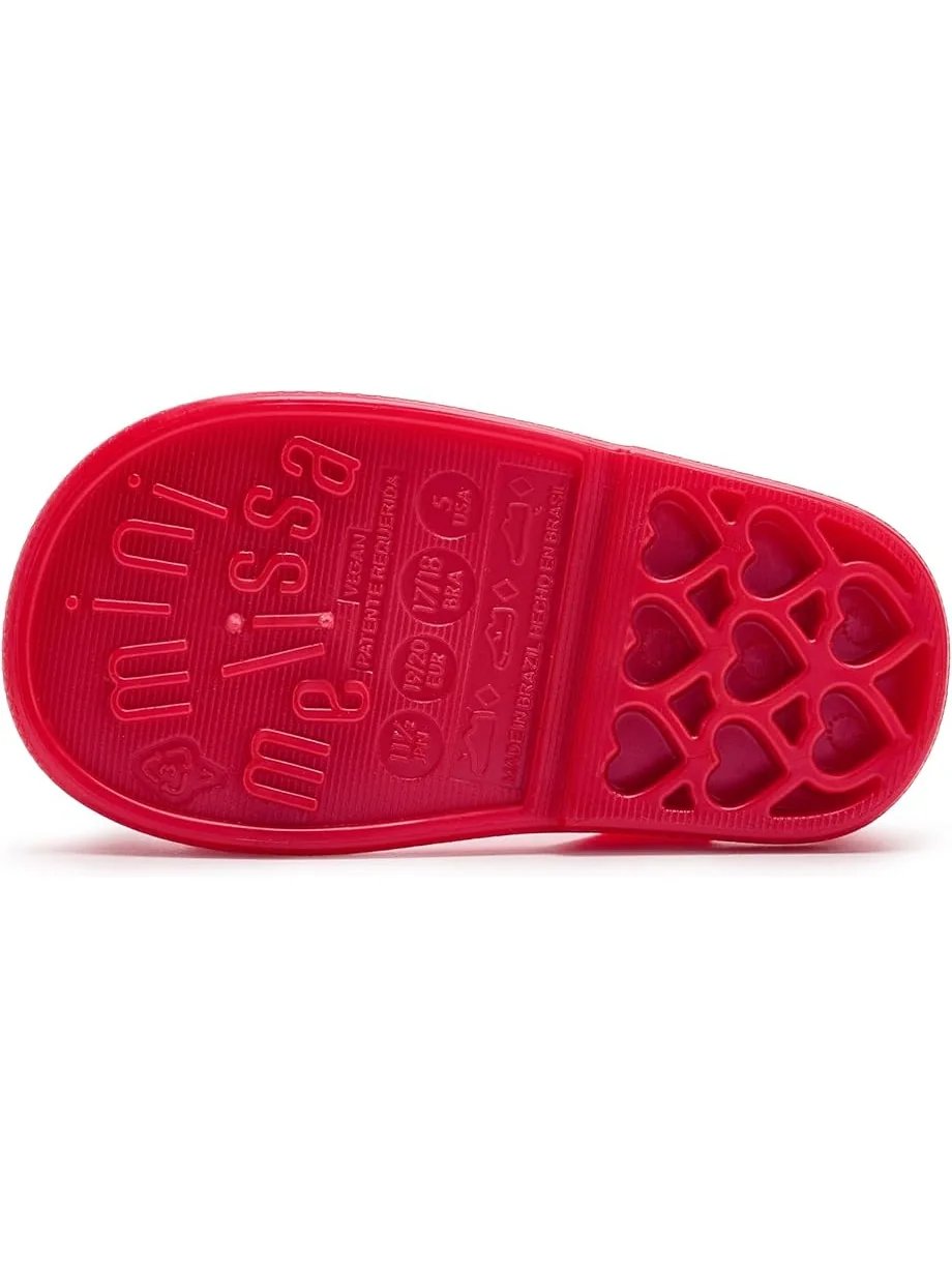 Детские балетки Mini Melissa Hip Heart Ballerina — изображение 5 из 7, красный
