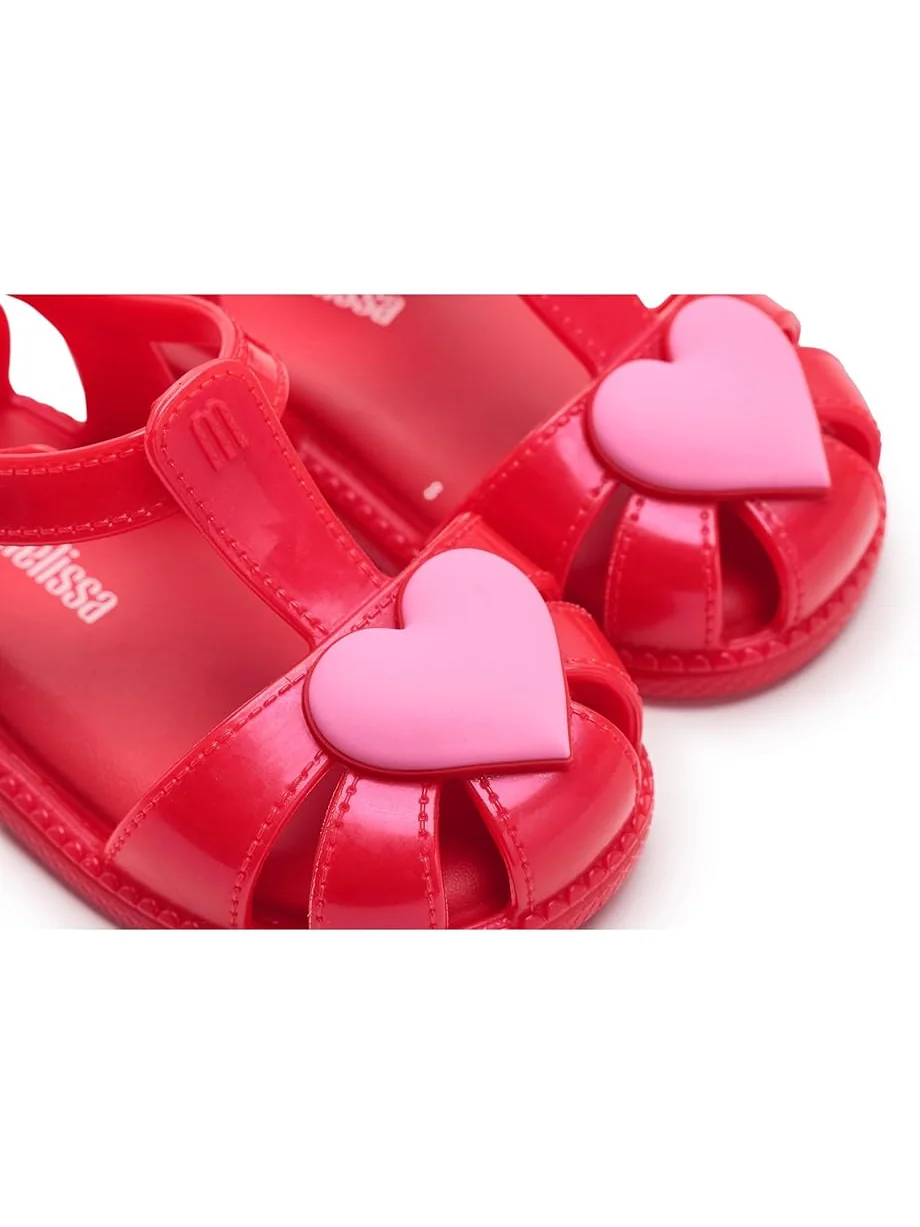 Детские балетки Mini Melissa Hip Heart Ballerina — изображение 6 из 7, красный