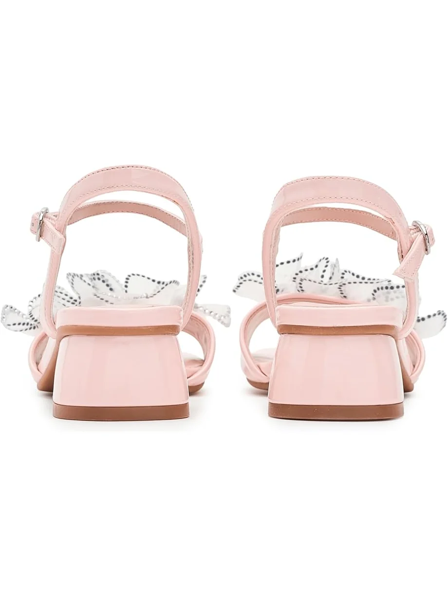 Детские туфли Steve Madden Cinthia (Little Kid/Big Kid) Steve Madden Kids — изображение 7 из 7, пудровый розовый