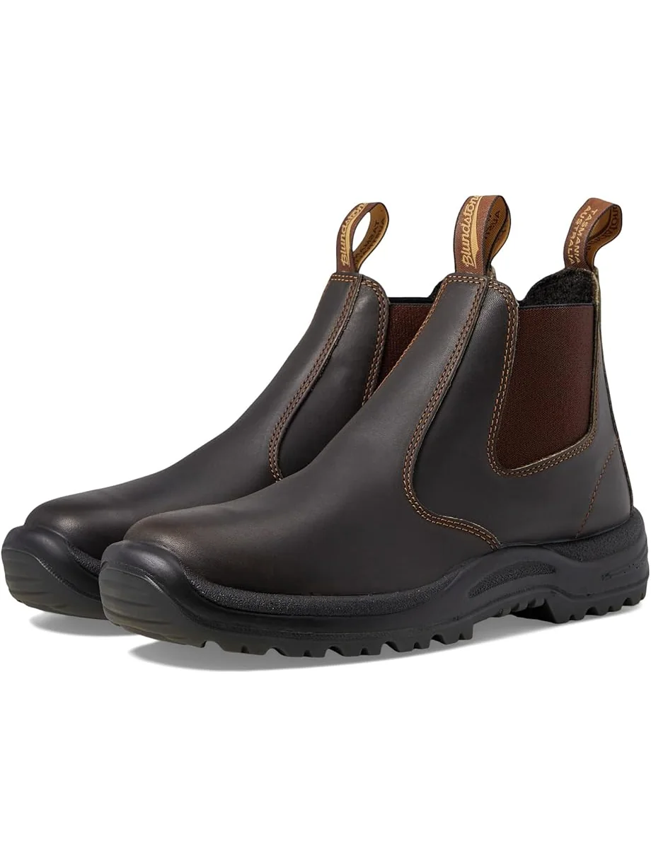 Унисекс ботинки Chelsea Blundstone Bl490 Work — изображение 1 из 7, коричневый