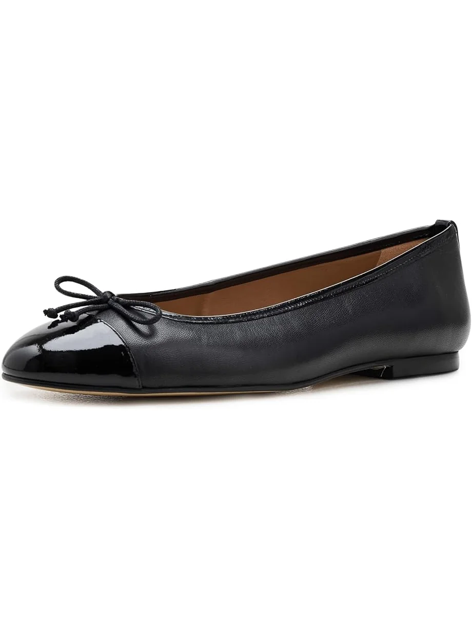 Женские балетки LK Bennett Kara Toe Cap — изображение 1 из 7, черный