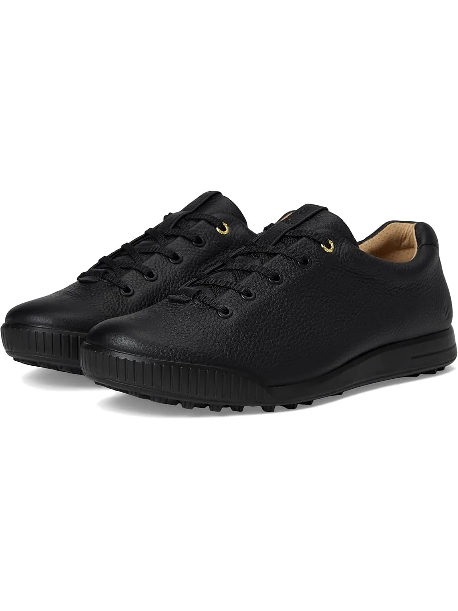 Мужские кроссовки для гольфа ECCO Golf Street Retro Hybrid Waterproof — черный
