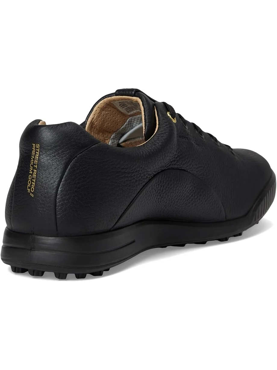 Мужские кроссовки для гольфа ECCO Golf Street Retro Hybrid Waterproof — изображение 5 из 7, черный
