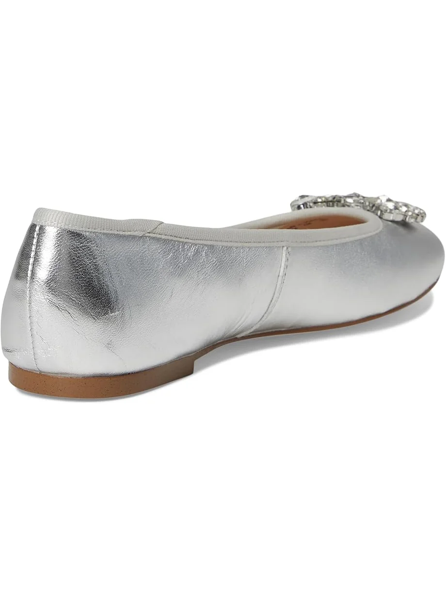 Женские балетки Jack Rogers Ellina Jeweled — изображение 5 из 7, серебряный