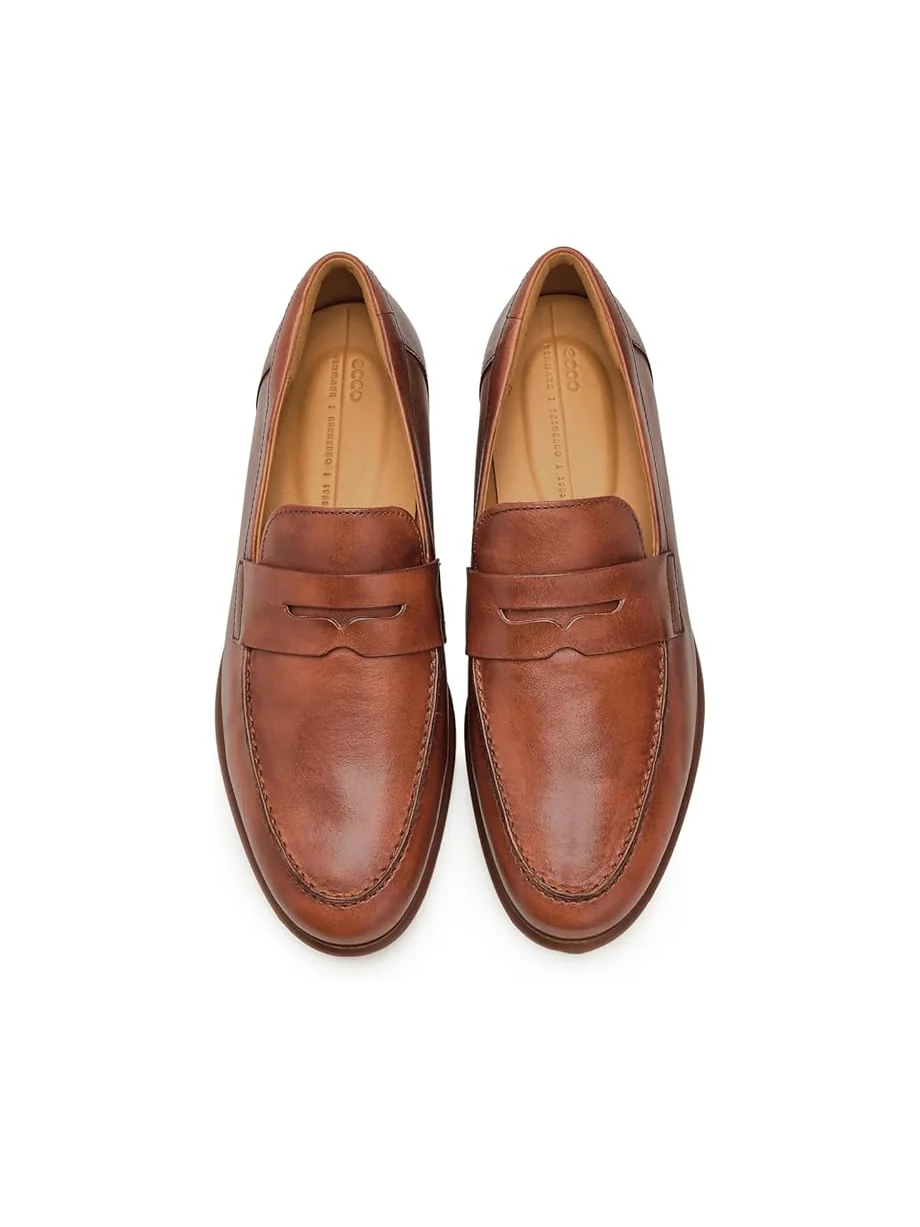 Мужские лоферы ECCO Verona Classic Penny — изображение 2 из 7, коричневый