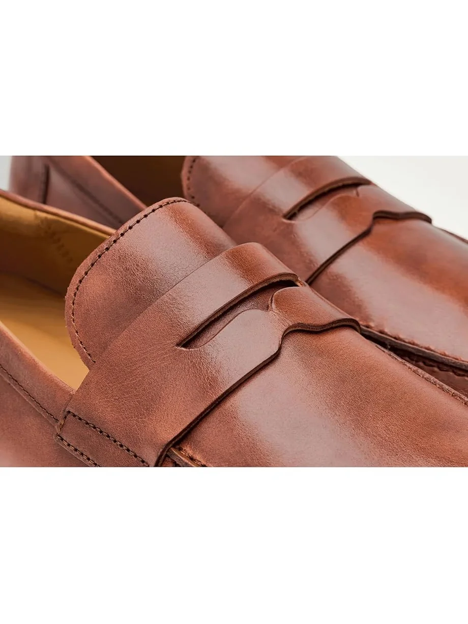 Мужские лоферы ECCO Verona Classic Penny — изображение 6 из 7, коричневый