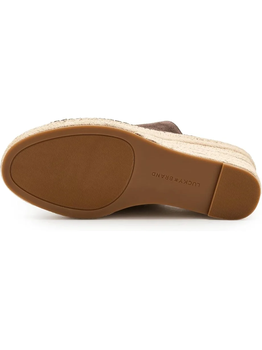Женские босоножки на танкетке Lucky Brand Cabriah Espadrille — изображение 5 из 7, капучино