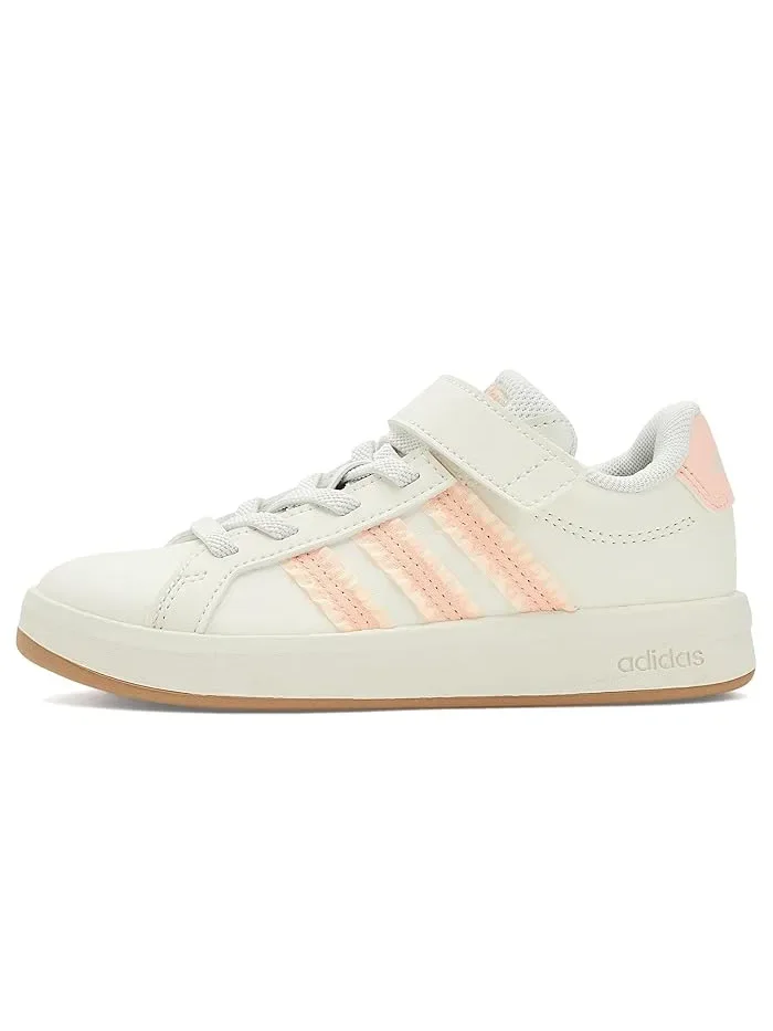 Кроссовки детские Grand Court 3.0 Adidas Kids — изображение 4 из 4, белый/розовый