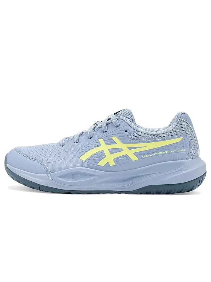 Кроссовки теннисные GEL-RESOLUTION X ASICS Kids — изображение 5 из 5, серый синий