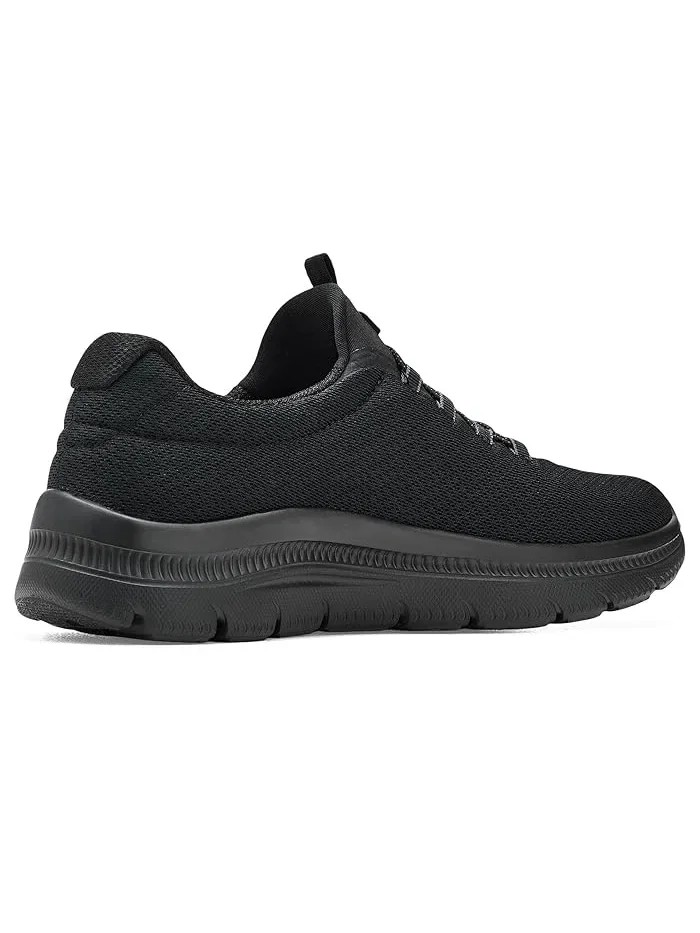 Кроссовки с двойной шнуровкой Summits Plus Summer Haze SKECHERS — изображение 3 из 4, черный