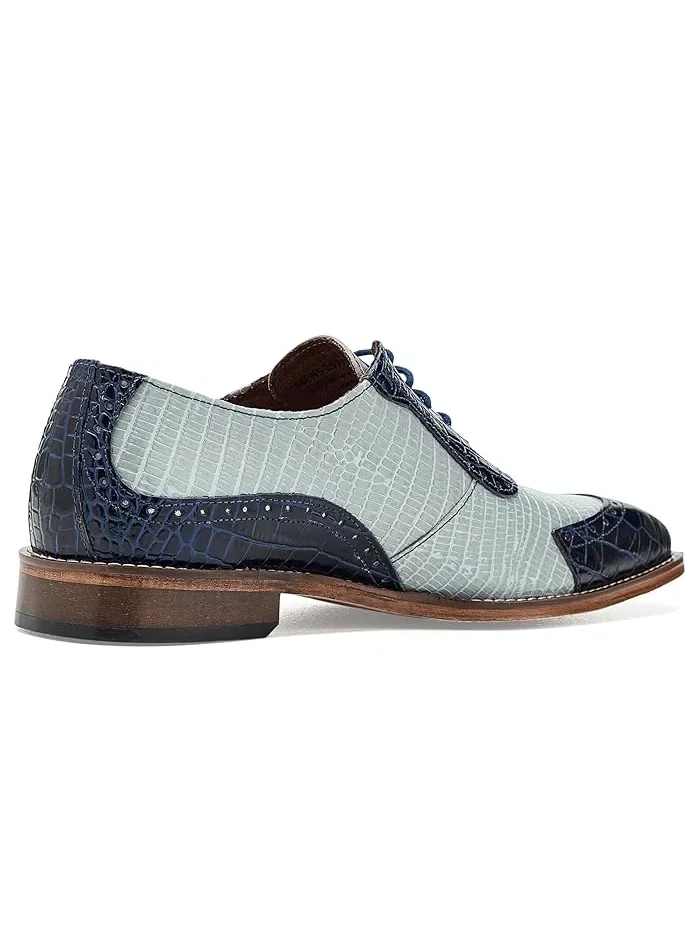 Туфли оксфорды Tarango Modified Cap Toe Stacy Adams — изображение 4 из 5, темный синий мульти