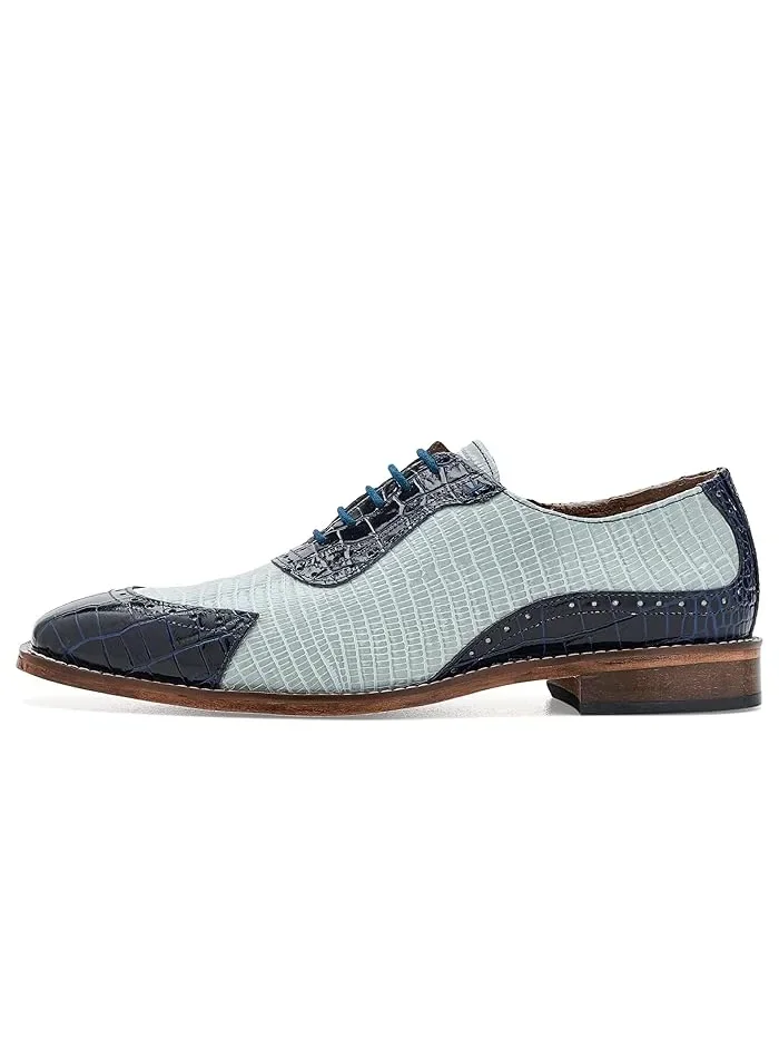 Туфли оксфорды Tarango Modified Cap Toe Stacy Adams — изображение 5 из 5, темный синий мульти