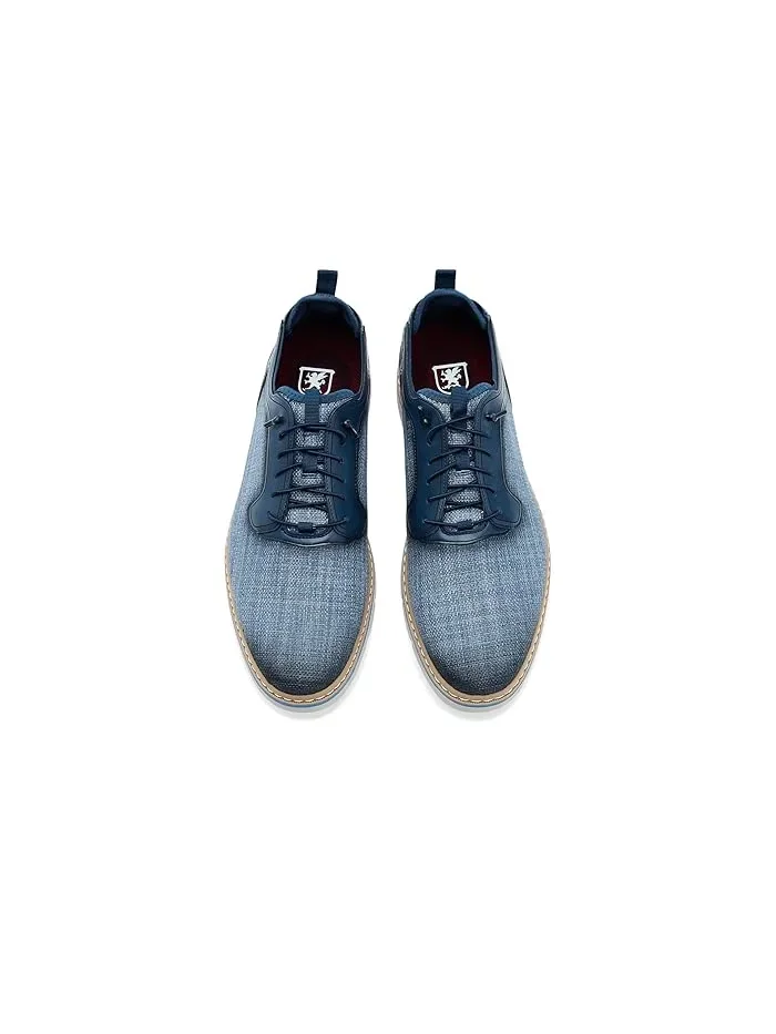 Оксфорды на шнуровке Sebert Elastic Lace Oxford Stacy Adams — изображение 3 из 5, темно-синий