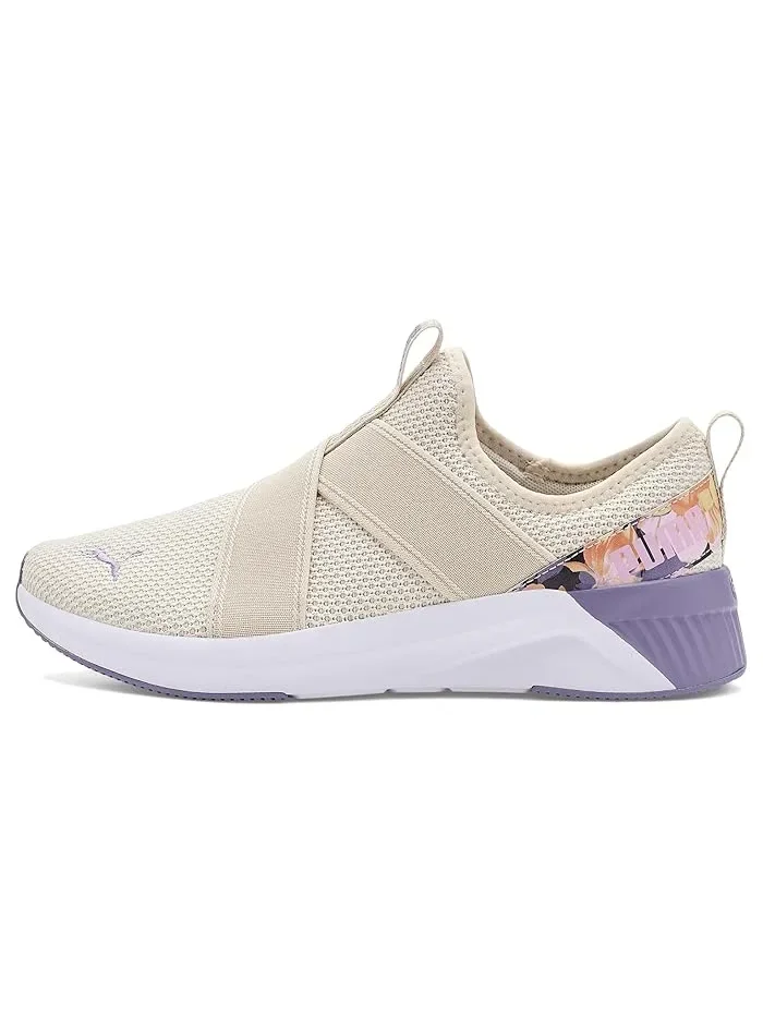 Кроссовки тренировочные Softride Harli Slip-on Floral PUMA — изображение 5 из 5, белый