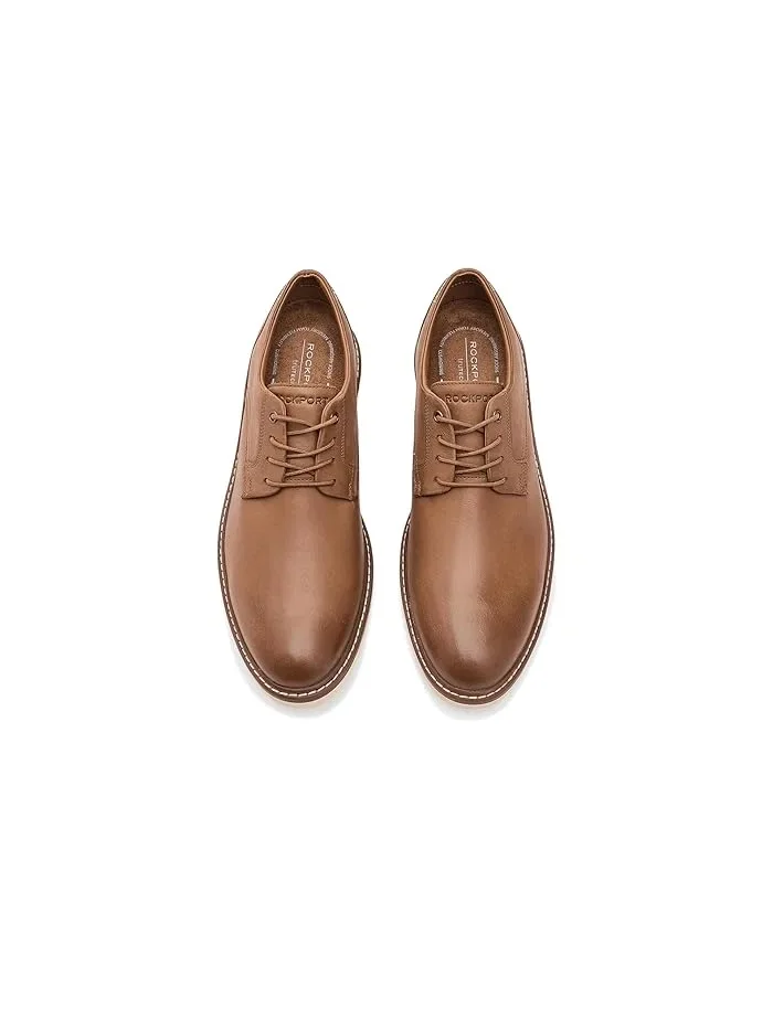 Оксфорды кожаные Foley Rockport, Medium Natural Nubuck — изображение 2 из 4, натуральный нубук