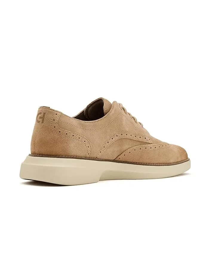 Оксфорды Wingtip легкая конструкция Grand Shadowlite Cole Haan — изображение 4 из 5, бежевый