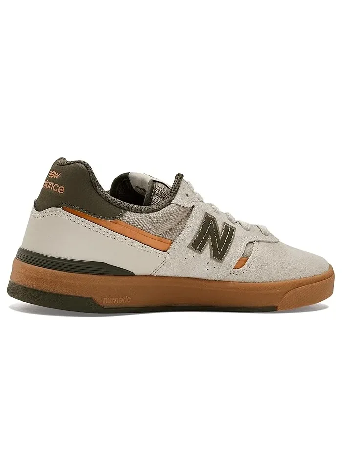 Кроссовки кожаные 306 Cup Jamie Foy New Balance Numeric — изображение 4 из 5, бежевый/оливковый