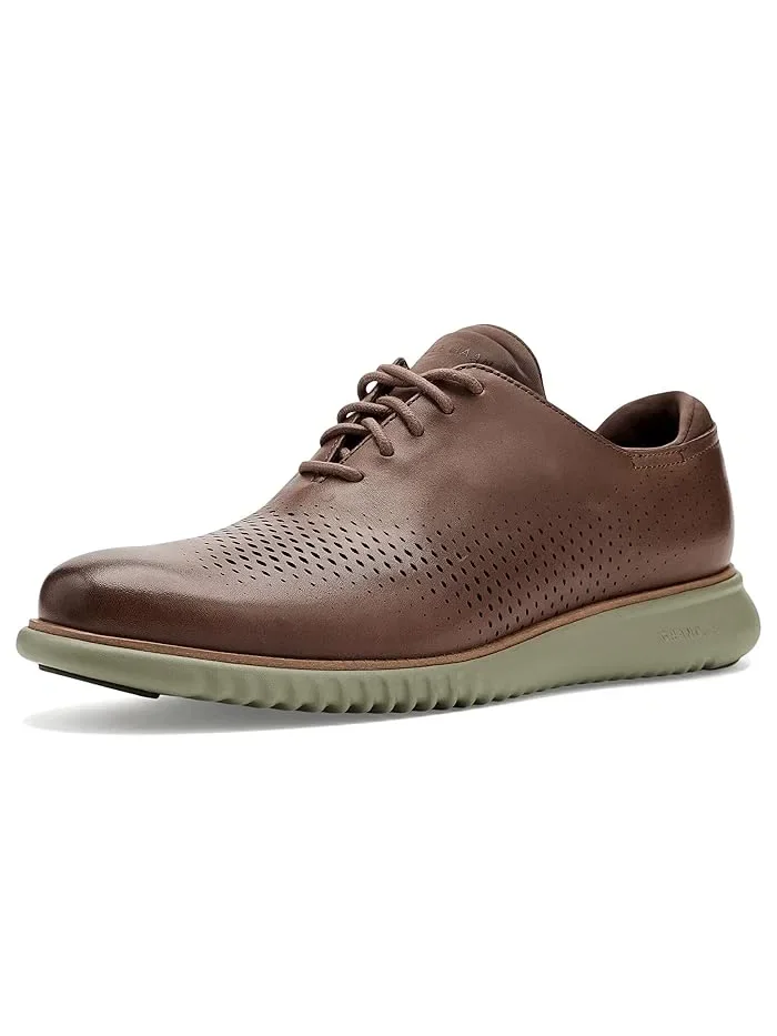 Оксфорды кожаные 2.Zerogrand Cole Haan — изображение 2 из 5, мшистый