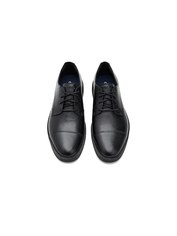 Оксфорды кожаные Davidson Grand Cap Toe Cole Haan — изображение 3 из 5, черный
