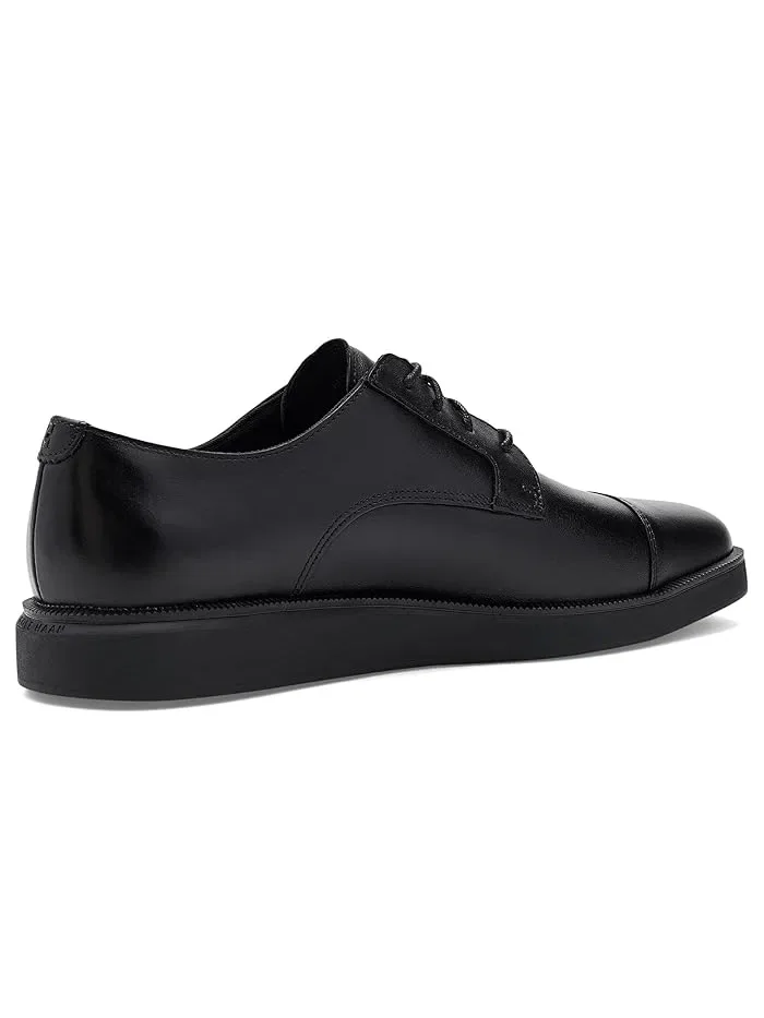 Оксфорды кожаные Davidson Grand Cap Toe Cole Haan — изображение 4 из 5, черный