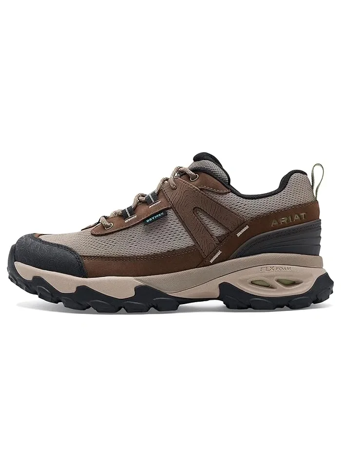 Кроссовки походные водонепроницаемые Traverse Low H2O Ariat — изображение 5 из 5, коричневый