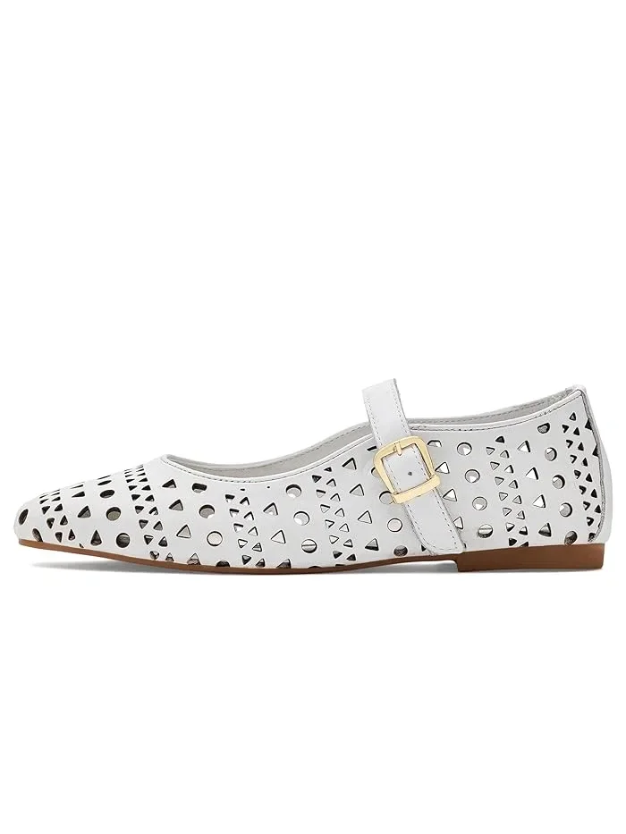 Туфли балетки с лазерной перфорацией Arbella Spring Step — изображение 5 из 5, белый