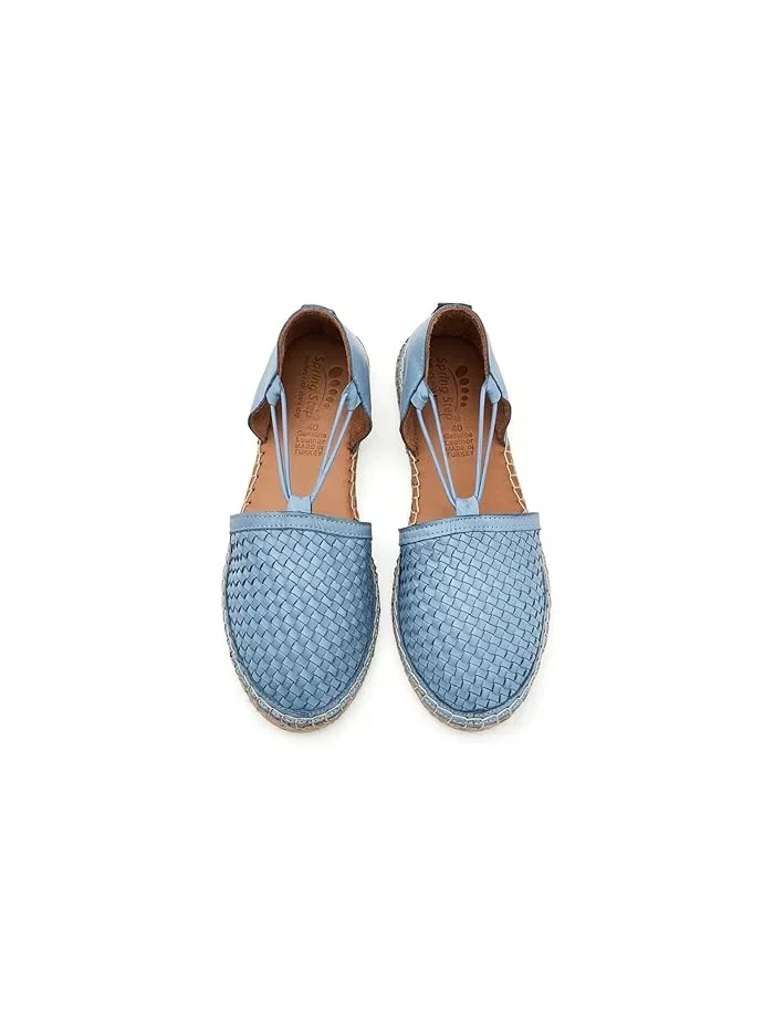 Балетки плетеные Clovae Spring Step — изображение 3 из 5, джинсовый синий синий