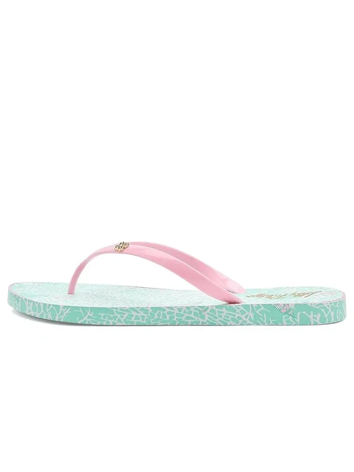 Пляжные шлепанцы Lilly Pulitzer — изображение 5 из 5, мятный