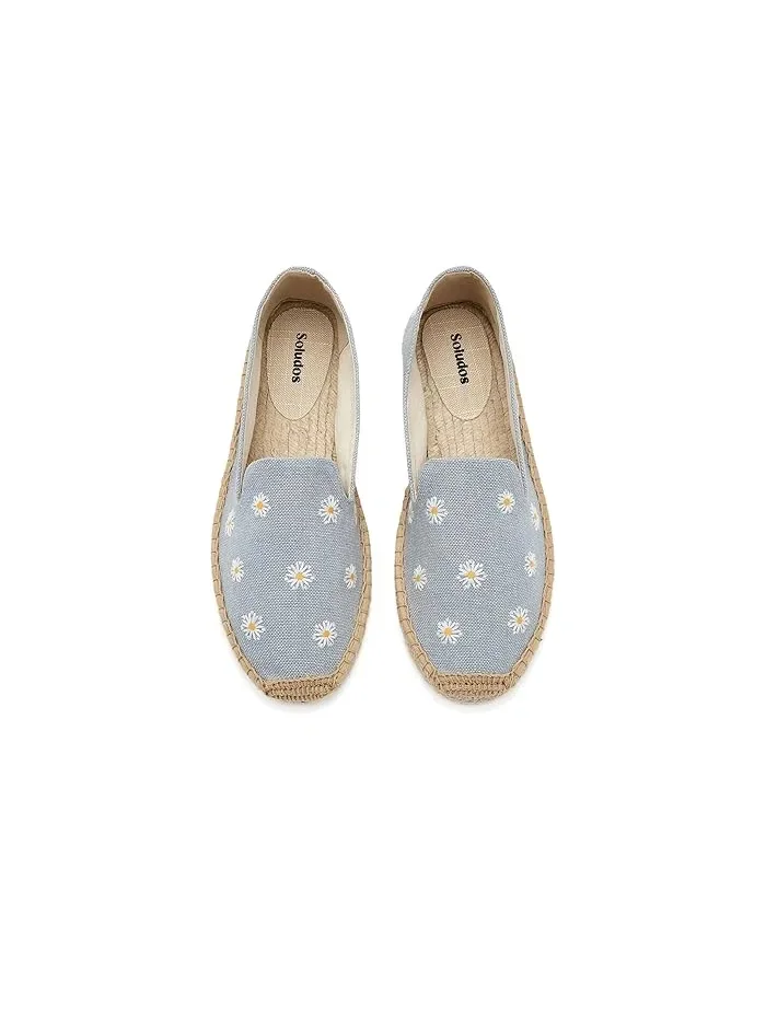 Эспадрильи с цветочным принтом Daisies Smoking Espadrille Soludos — 3