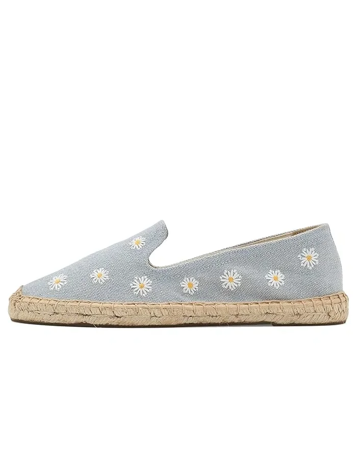 Эспадрильи с цветочным принтом Daisies Smoking Espadrille Soludos — 5