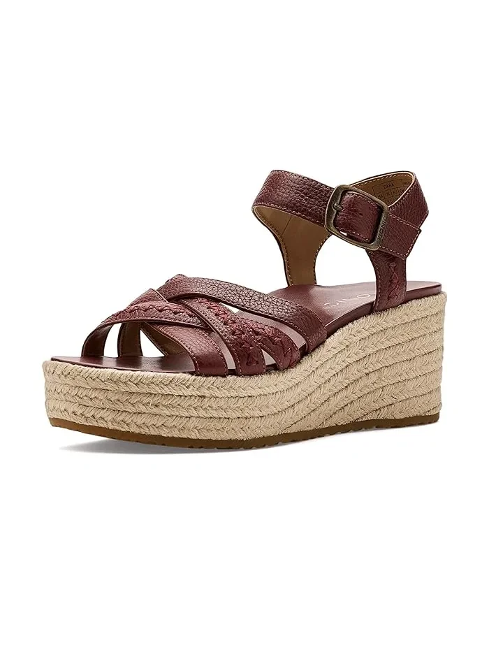 Туфли-эспадрильи на платформе Dana VIONIC, Sable Tumbled Leather — 2