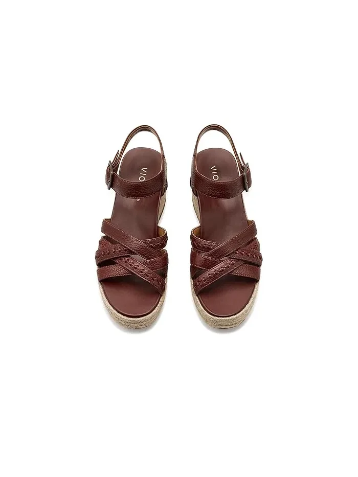 Туфли-эспадрильи на платформе Dana VIONIC, Sable Tumbled Leather — 3