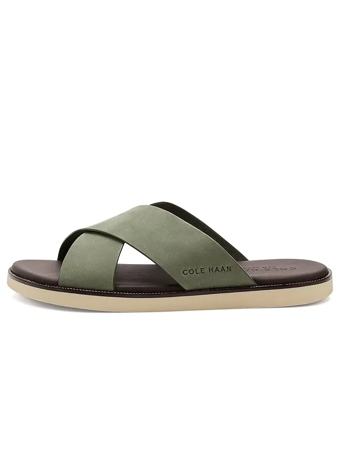 Сандалии с перекрестными ремешками Nantucket Cross Strap Cole Haan — изображение 5 из 5, оливковый