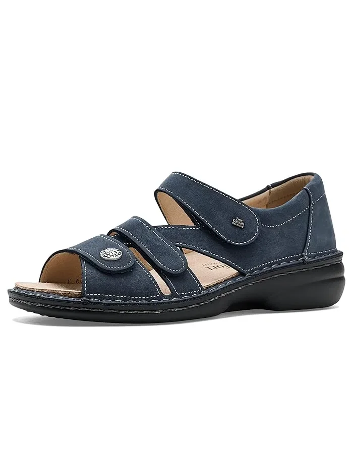 Сандалии с регулируемыми ремешками Biella-S Marine Nomad Finn Comfort — синий