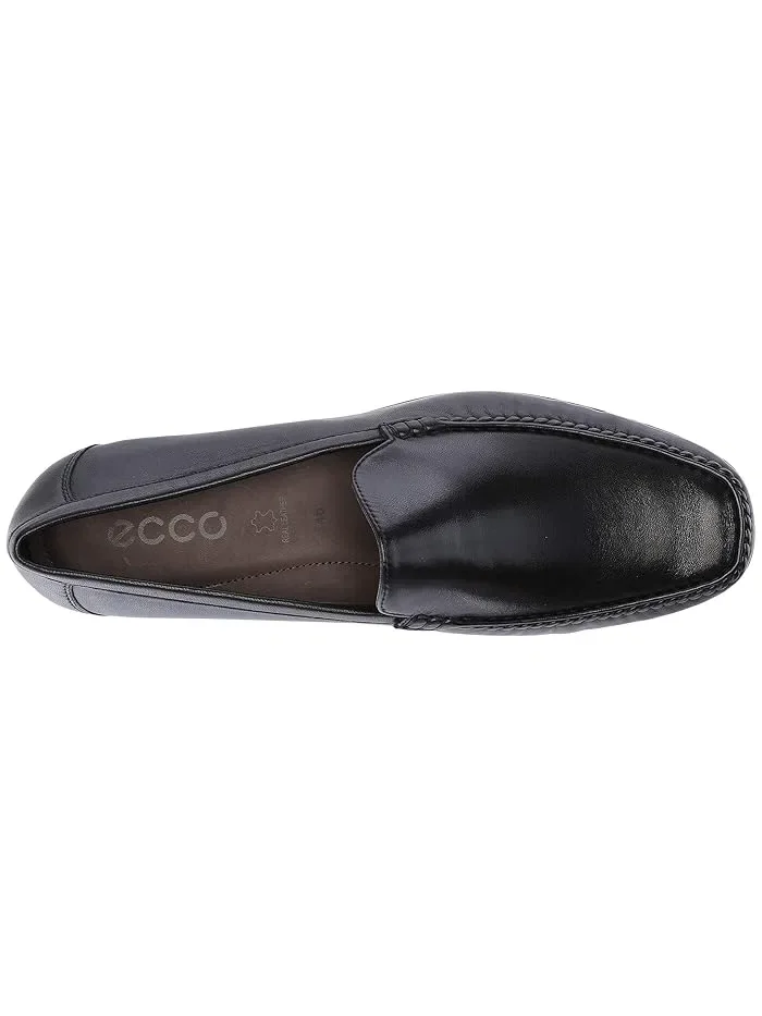 Туфли мокасины ECCO Dress Moc, кожаные — изображение 3 из 5, черный