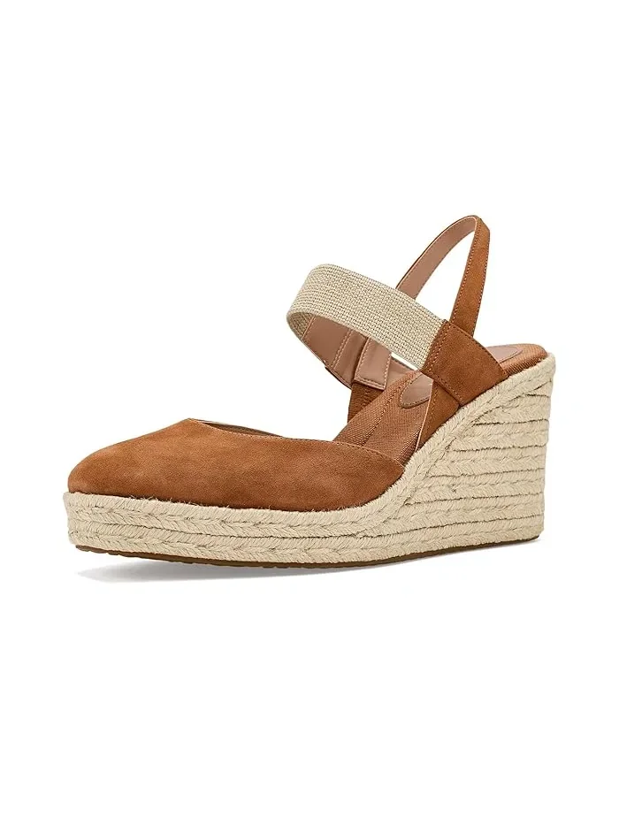 Туфли-лодочки на каблуке Cloudfeel Kenna Espadrille Wedge Cole Haan — изображение 2 из 5, бежевый