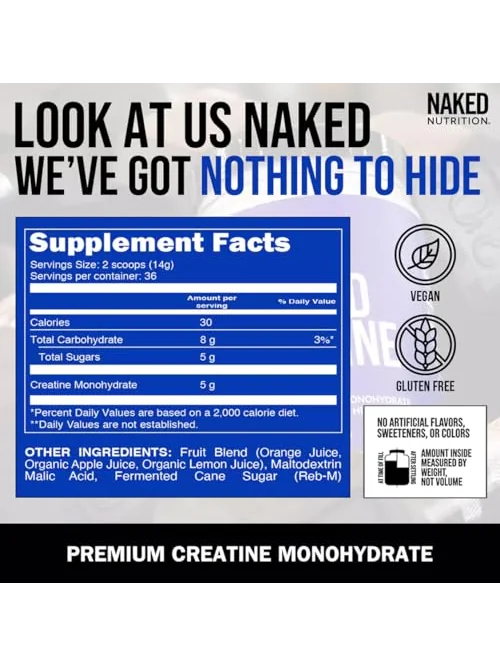 NAKED Pure Micronized креатин моногидрат — 3