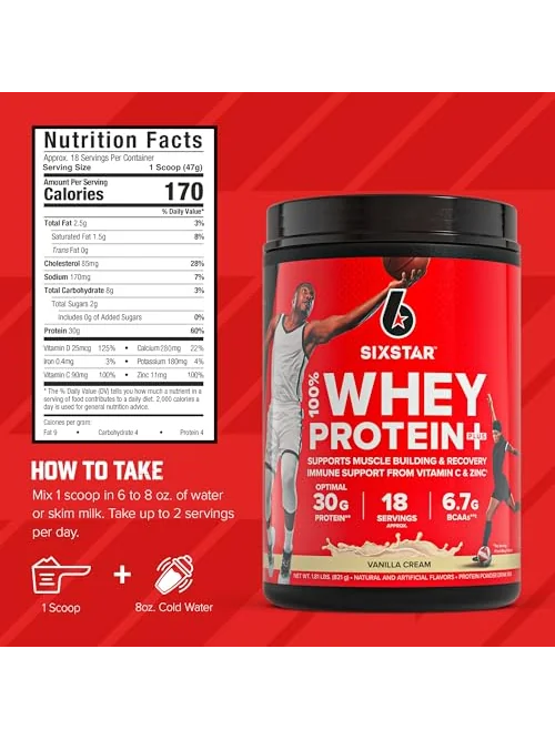 Six Star Whey Protein Plus сывороточный протеин — 5