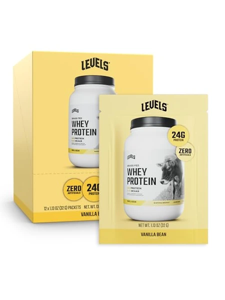 Levels Grass Fed Whey Protein Powder — протеиновый порошок, Ваниль