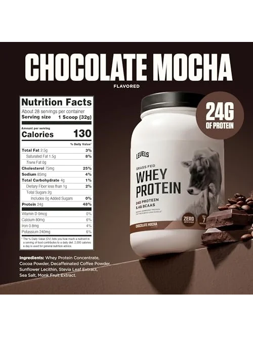 Levels Grass Fed Whey Protein Powder — протеиновый порошок — 3