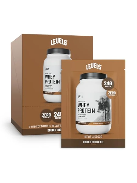 Levels Grass Fed Whey Protein Powder — сывороточный протеин, двойной шоколад